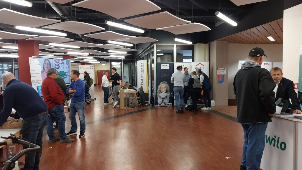 Weitere Hersteller für Heizungstechnik im Cafetariabereich der Schule